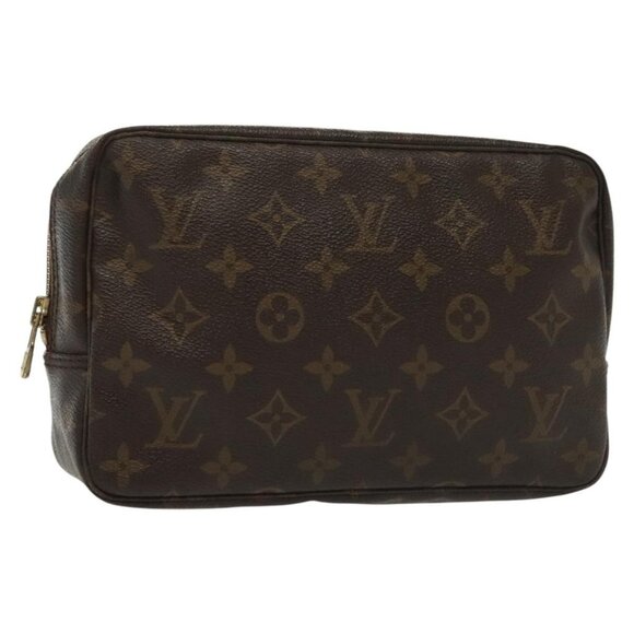 LOUIS VUITTON Monogram Trousse Toilette 23 Clutch Bag M47524 LV Auth 136702 - Picture 1 of 16